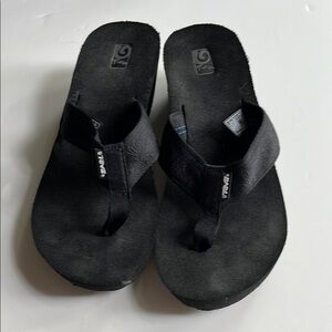 Teva Black Flip-Flop Sandals